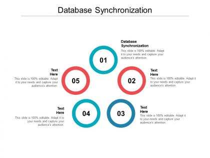 Database synchronization ppt powerpoint presentation file infographics cpb