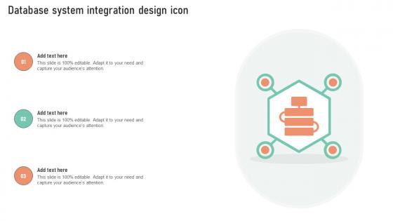 Database System Integration Design Icon