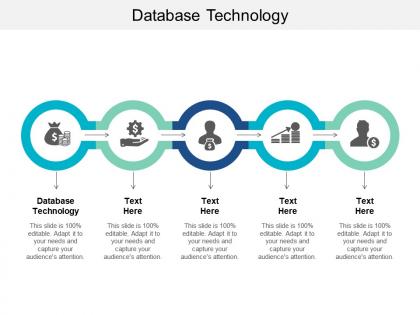 Database technology ppt powerpoint presentation infographics format ideas cpb