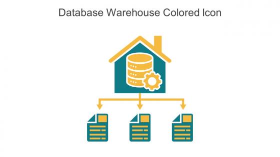 Database Warehouse Colored Icon In Powerpoint Pptx Png And Editable Eps Format