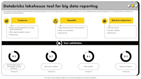 Databricks Lakehouse Tool For Big Data Reporting