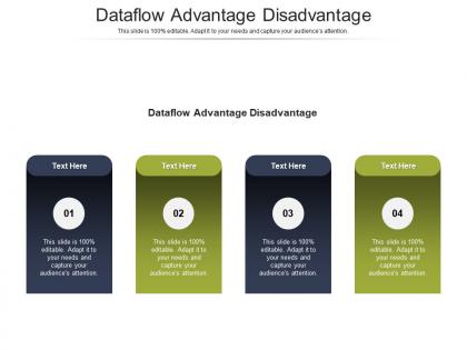 Dataflow advantage disadvantage ppt powerpoint presentation infographic template slides cpb