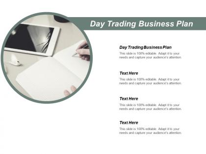 Day trading business plan ppt powerpoint presentation pictures skills cpb