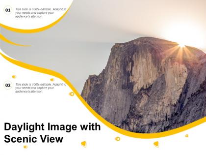Daylight image with scenic view