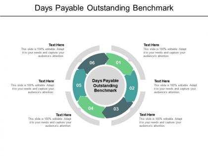 Days payable outstanding benchmark ppt powerpoint presentation layouts professional cpb