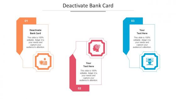 Deactivate Bank Card Ppt Powerpoint Presentation Portfolio Visuals Cpb