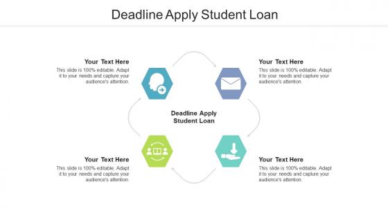 Deadline apply student loan ppt powerpoint presentation model graphics template cpb
