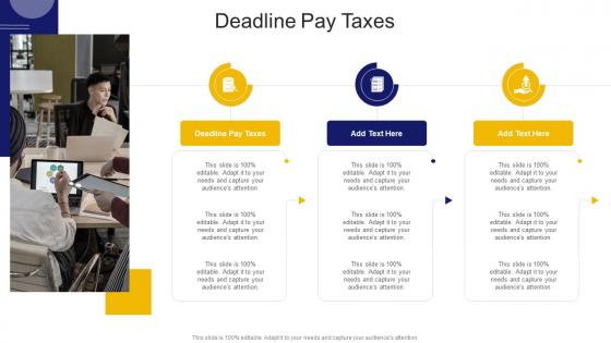 Deadline Pay Taxes In Powerpoint And Google Slides Cpb