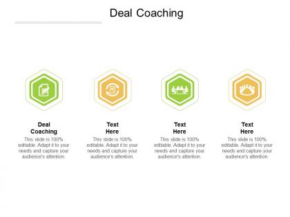 Deal coaching ppt powerpoint presentation model elements cpb