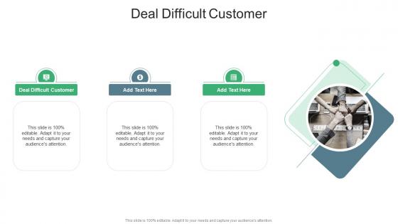 Deal Difficult Customer In Powerpoint And Google Slides Cpb