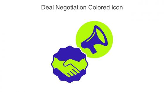 Deal Negotiation Colored Icon In Powerpoint Pptx Png And Editable Eps Format