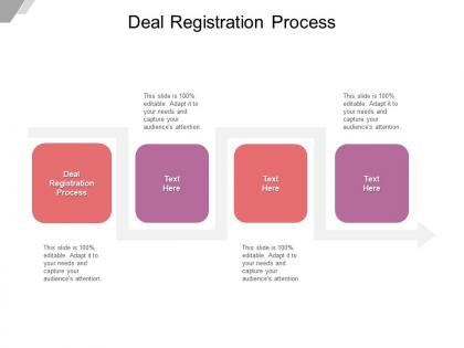 Deal registration process ppt powerpoint presentation portfolio slide portrait cpb