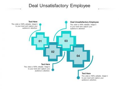 Deal unsatisfactory employee ppt powerpoint presentation visual aids background images cpb