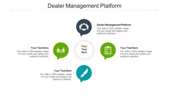 Dealer management platform ppt powerpoint presentation icon maker cpb