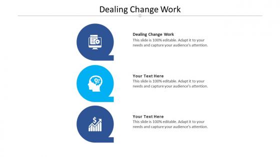 Dealing change work ppt powerpoint presentation styles cpb