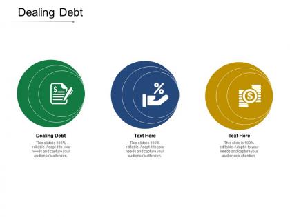 Dealing debt ppt powerpoint presentation summary example file cpb