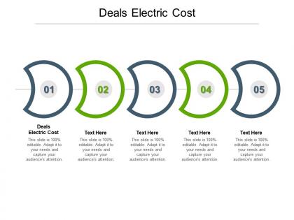 Deals electric cost ppt powerpoint presentation layouts templates cpb