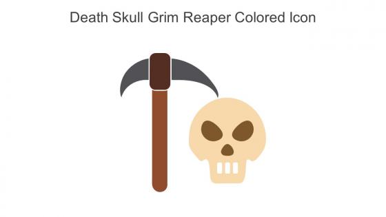 Death Skull Grim Reaper Colored Icon In Powerpoint Pptx Png And Editable Eps Format