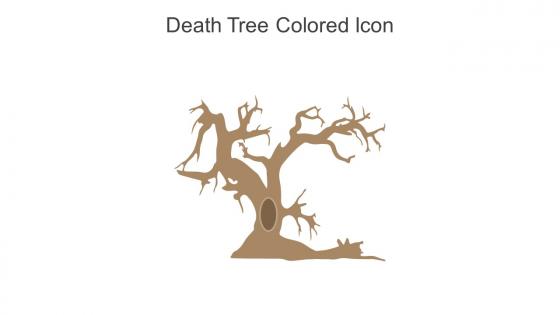 Death Tree Colored Icon In Powerpoint Pptx Png And Editable Eps Format
