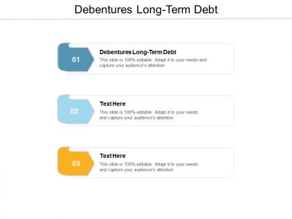 Debentures long term debt ppt powerpoint presentation example 2015 cpb