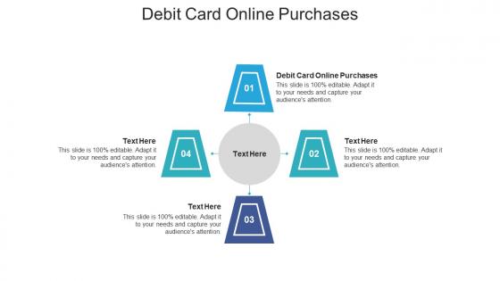 Debit card online purchases ppt powerpoint presentation ideas designs cpb
