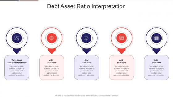Debt Asset Ratio Interpretation In Powerpoint And Google Slides Cpb