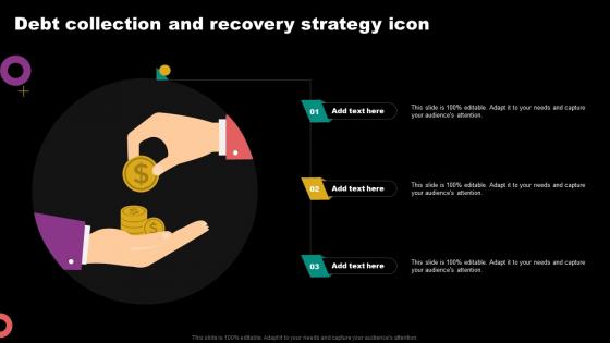 Debt Collection And Recovery Strategy Icon
