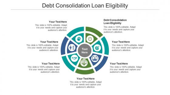Debt consolidation loan eligibility ppt powerpoint presentation deck cpb