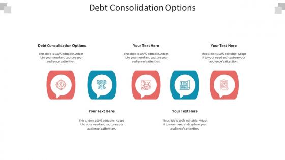 Debt consolidation options ppt powerpoint presentation inspiration example cpb