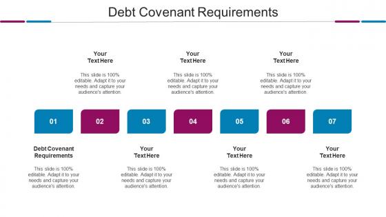 Debt Covenant Requirements Ppt Powerpoint Presentation Infographics Images Cpb