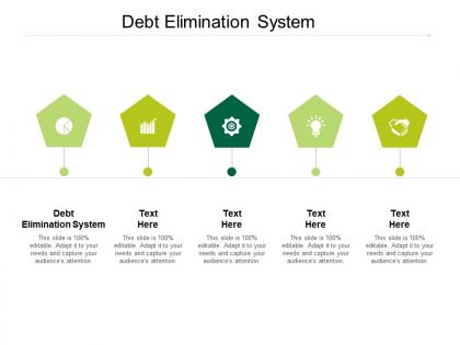 Debt elimination system ppt powerpoint presentation icon introduction cpb