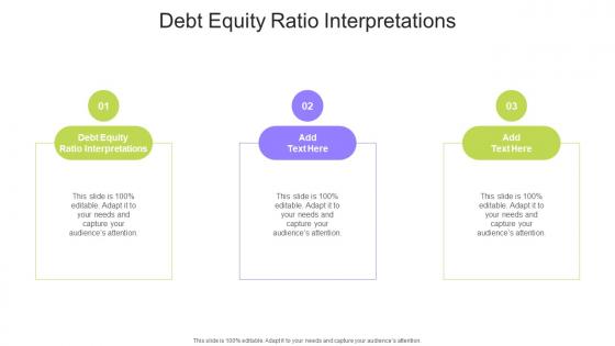 Debt Equity Ratio Interpretations In Powerpoint And Google Slides Cpb