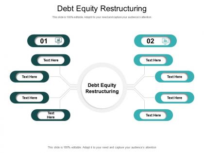 Debt equity restructuring ppt powerpoint presentation file graphics design cpb