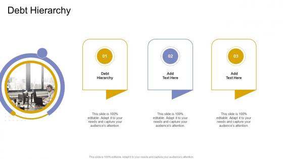 Debt Hierarchy In Powerpoint And Google Slides Cpb