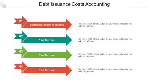 Debt Issuance Costs Accounting Ppt Powerpoint Presentation Icon File Formats Cpb