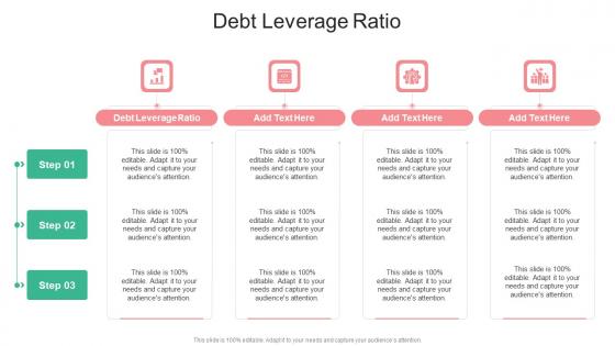 Debt Leverage Ratio In Powerpoint And Google Slides Cpb