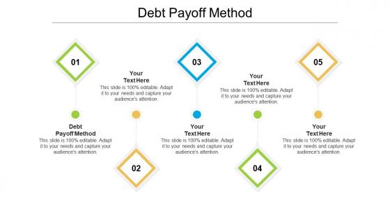 Debt payoff method ppt powerpoint presentation icon files cpb