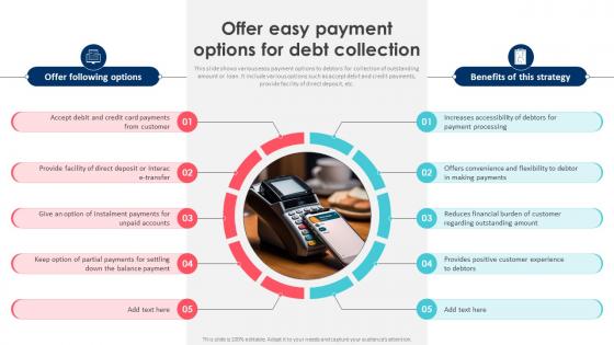 Debt Recovery Process Offer Easy Payment Options For Debt Collection