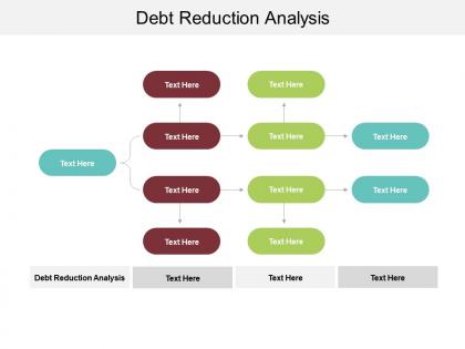Debt reduction analysis ppt powerpoint presentation styles designs download cpb