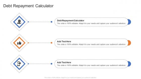 Debt Repayment Calculator In Powerpoint And Google Slides Cpb