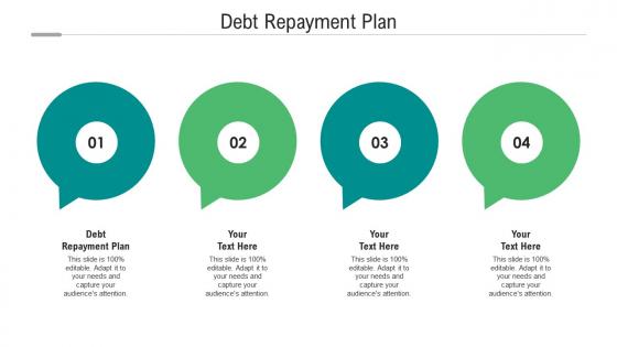 Debt repayment plan ppt powerpoint presentation pictures clipart cpb