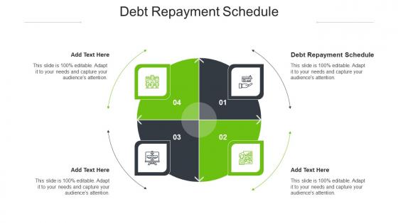 Debt Repayment Schedule Ppt Powerpoint Presentation Outline Templates Cpb