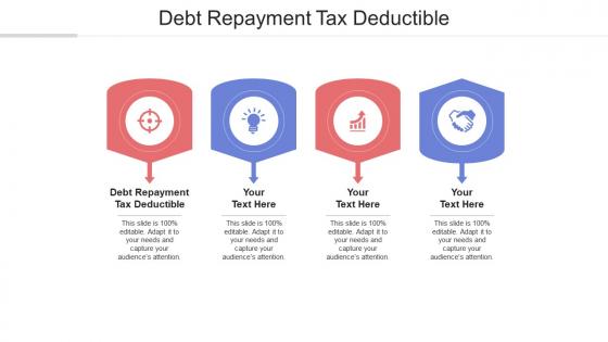 Debt repayment tax deductible ppt powerpoint presentation ideas images cpb