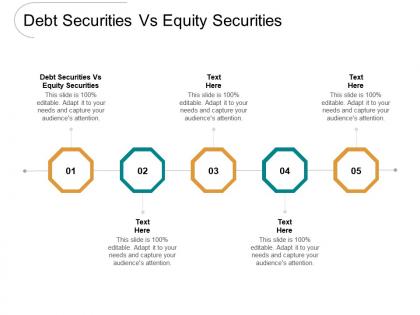 Debt securities vs equity securities ppt powerpoint presentation layouts show cpb