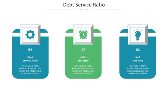 Debt Service Ratio Ppt Powerpoint Presentation Ideas Infographic Template Cpb
