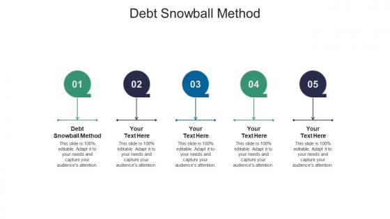 Debt snowball method ppt powerpoint presentation pictures slides cpb