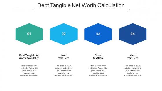 Debt tangible net worth calculation ppt powerpoint presentation ideas mockup cpb