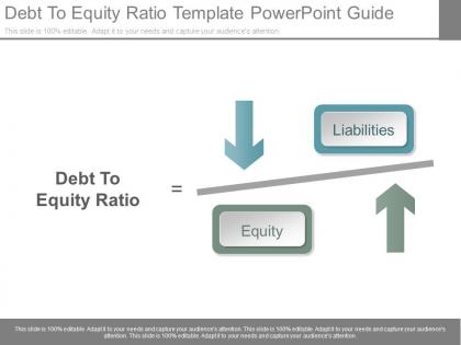 Debt to equity ratio template powerpoint guide