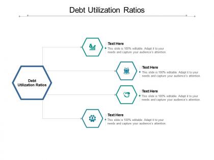 Debt utilization ratios ppt powerpoint presentation slide download cpb