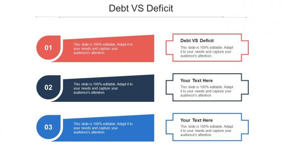 Debt vs deficit ppt powerpoint presentation outline ideas cpb